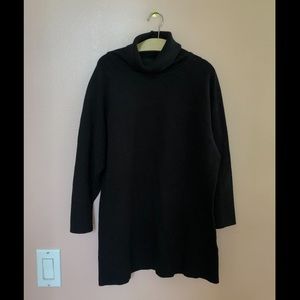 Reitmans long cowl neck sweater, black